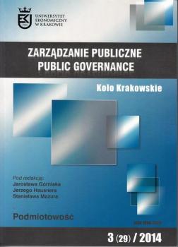 ZarzÄ…dzanie Publiczne nr 3(29)/2014, KoÅ‚o Krakowskie