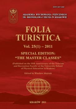 Folia Turistica Nr 25(1)-2011 - Special Edition:â€žThe Master Classesâ€