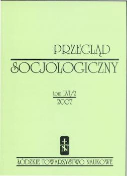 PrzeglÄ…d Socjologiczny t. 56 z. 2/2007