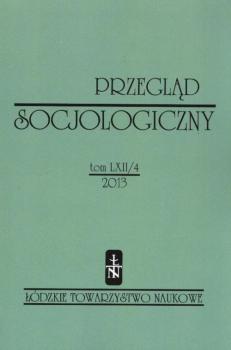 PrzeglÄ…d Socjologiczny t. 62 z. 4/2013