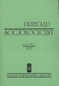 PrzeglÄ…d Socjologiczny t. 62 z. 1/2013