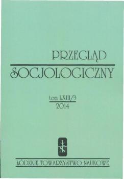 PrzeglÄ…d Socjologiczny t. 63 z. 3/2014
