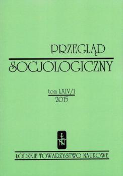 PrzeglÄ…d Socjologiczny t. 64 z. 1/2015