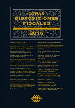 Otras disposiciones fiscales 2016